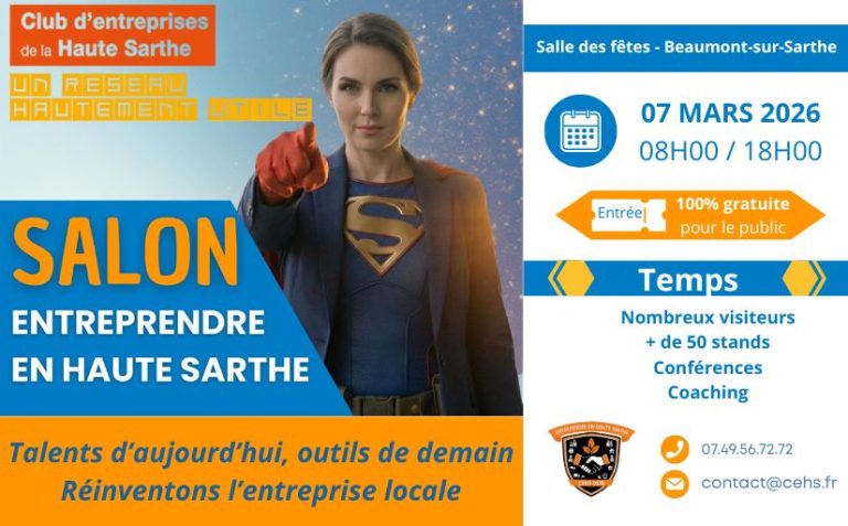 Lire la suite à propos de l’article Première édition du Salon “Entreprendre en Haute Sarthe”